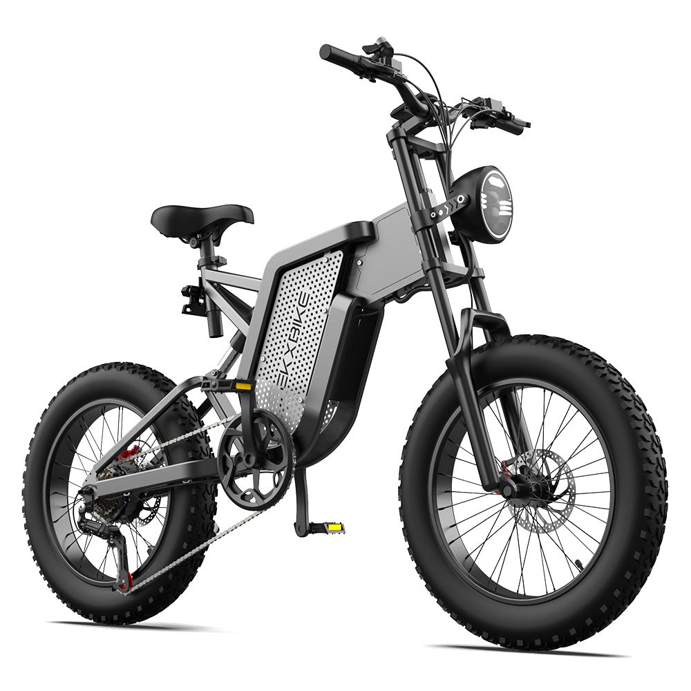 EKX X20 Electric Bike Mountain Moped Ebike 20 Inch Fat Tire 2000W 48V 35AH Men's Road EBike Electric Bicycle For Adults E Bikes