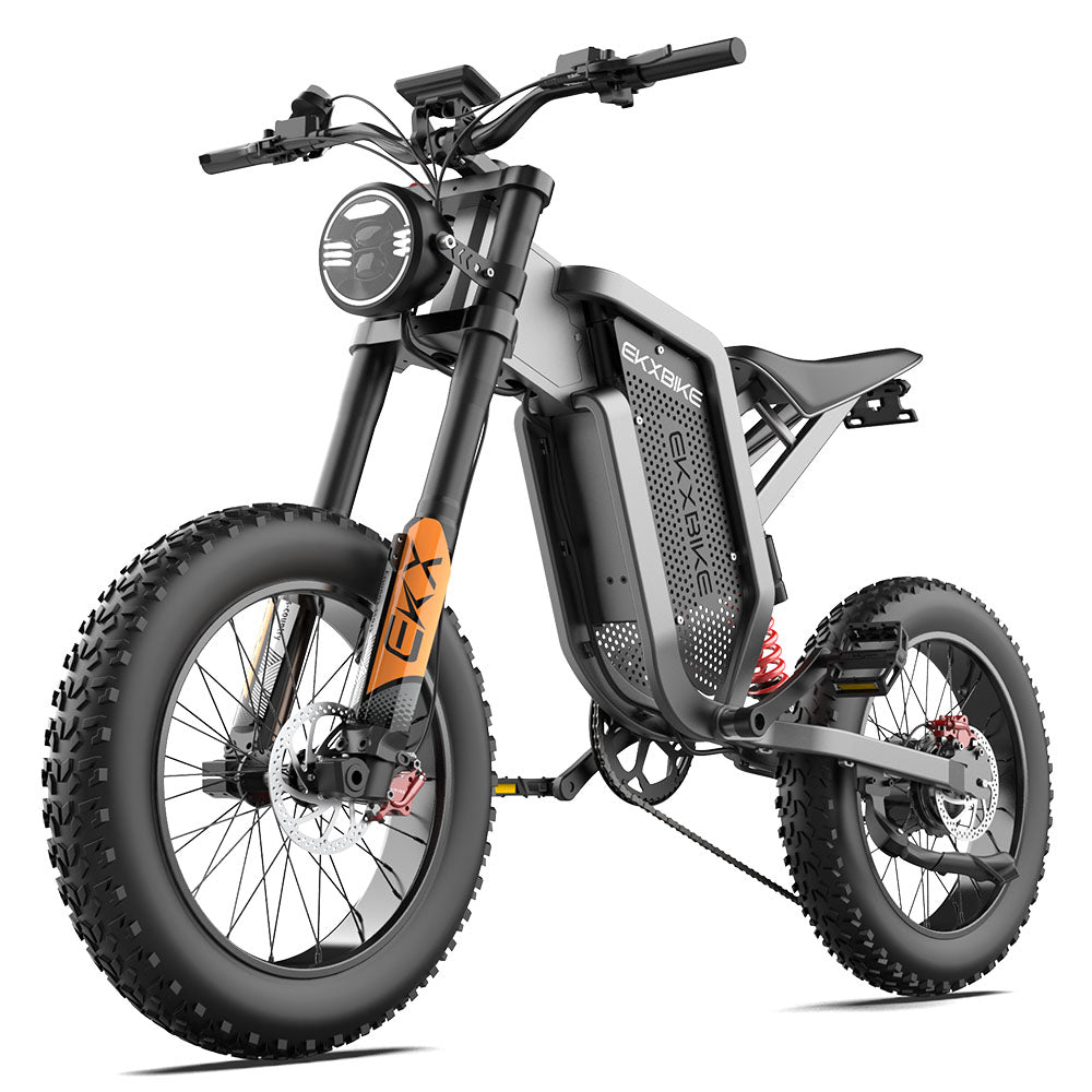 EKX X21 – Fat Bike Électrique 2000W, Batterie 48V/35Ah