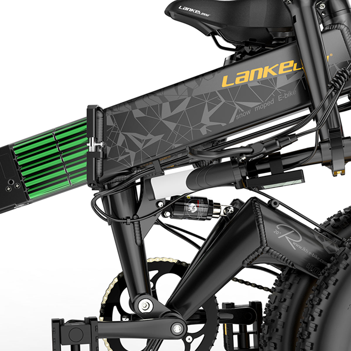 LANKELEISI X3000 Plus VTT électrique pliant