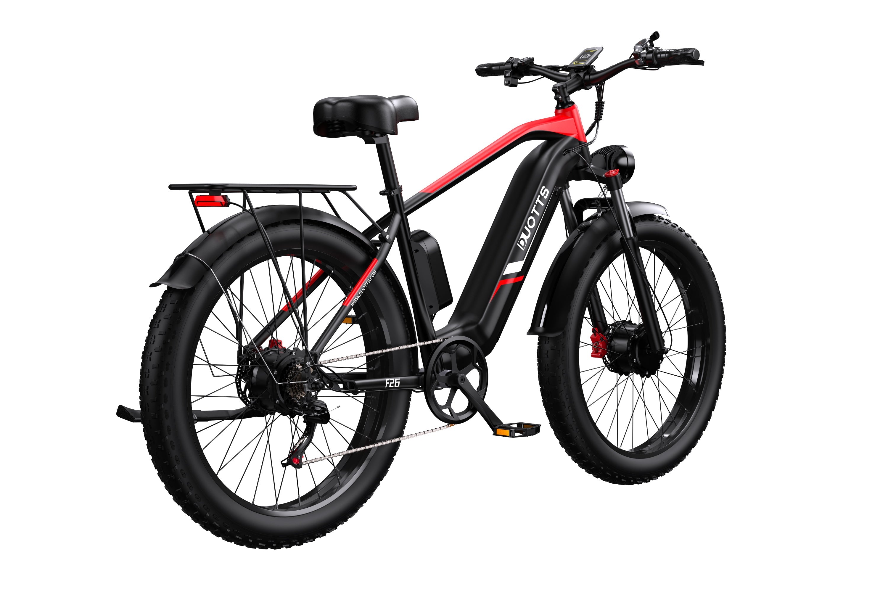 Vélo électrique tout-terrain DUOTTS F26, 750WX2, 26 pouces, vitesse maximale 25 km/h, autonomie jusqu’à 120 km, 48V 20Ah, 42 kg