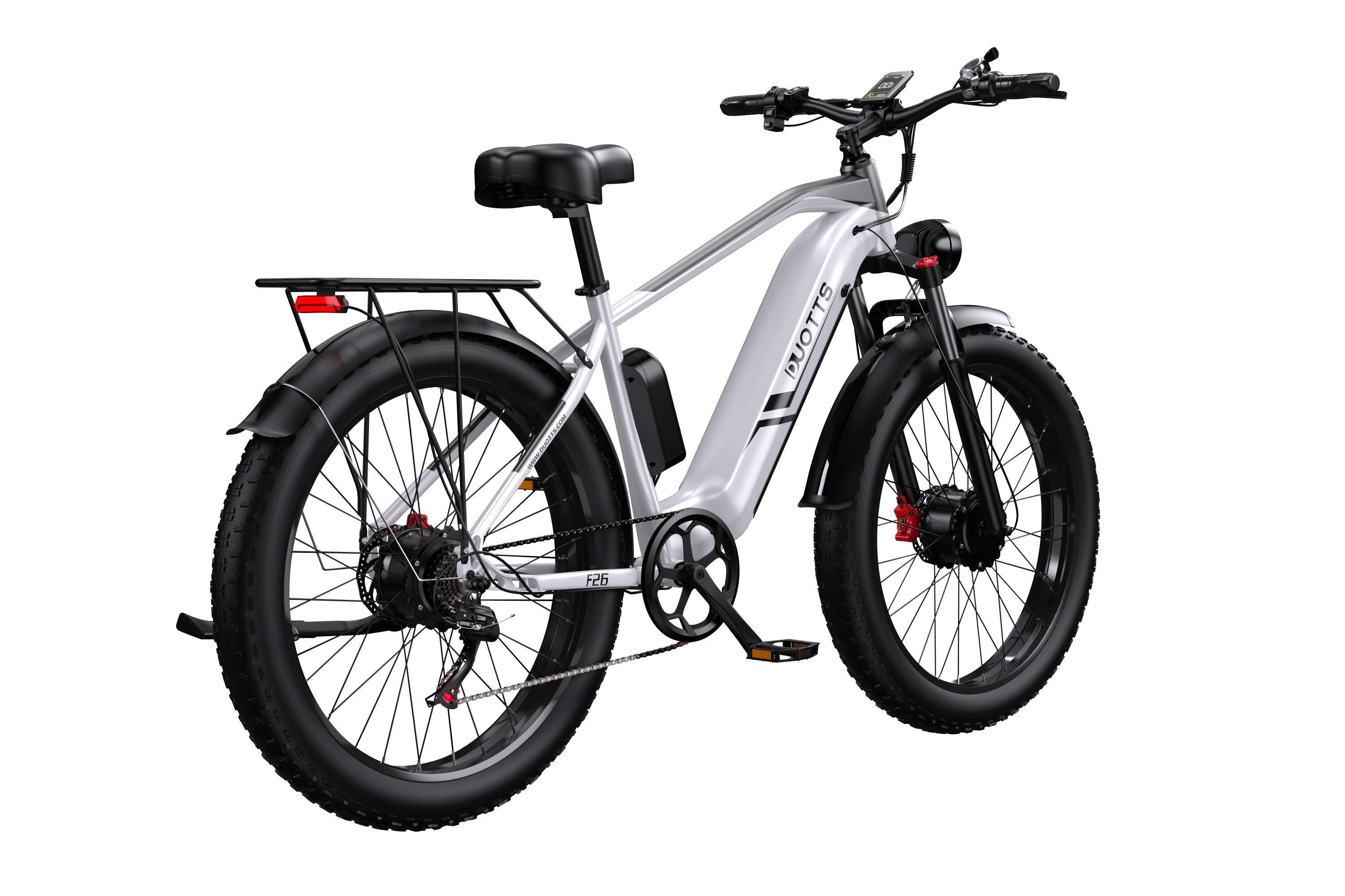 Vélo électrique tout-terrain DUOTTS F26, 750WX2, 26 pouces, vitesse maximale 25 km/h, autonomie jusqu’à 120 km, 48V 20Ah, 42 kg