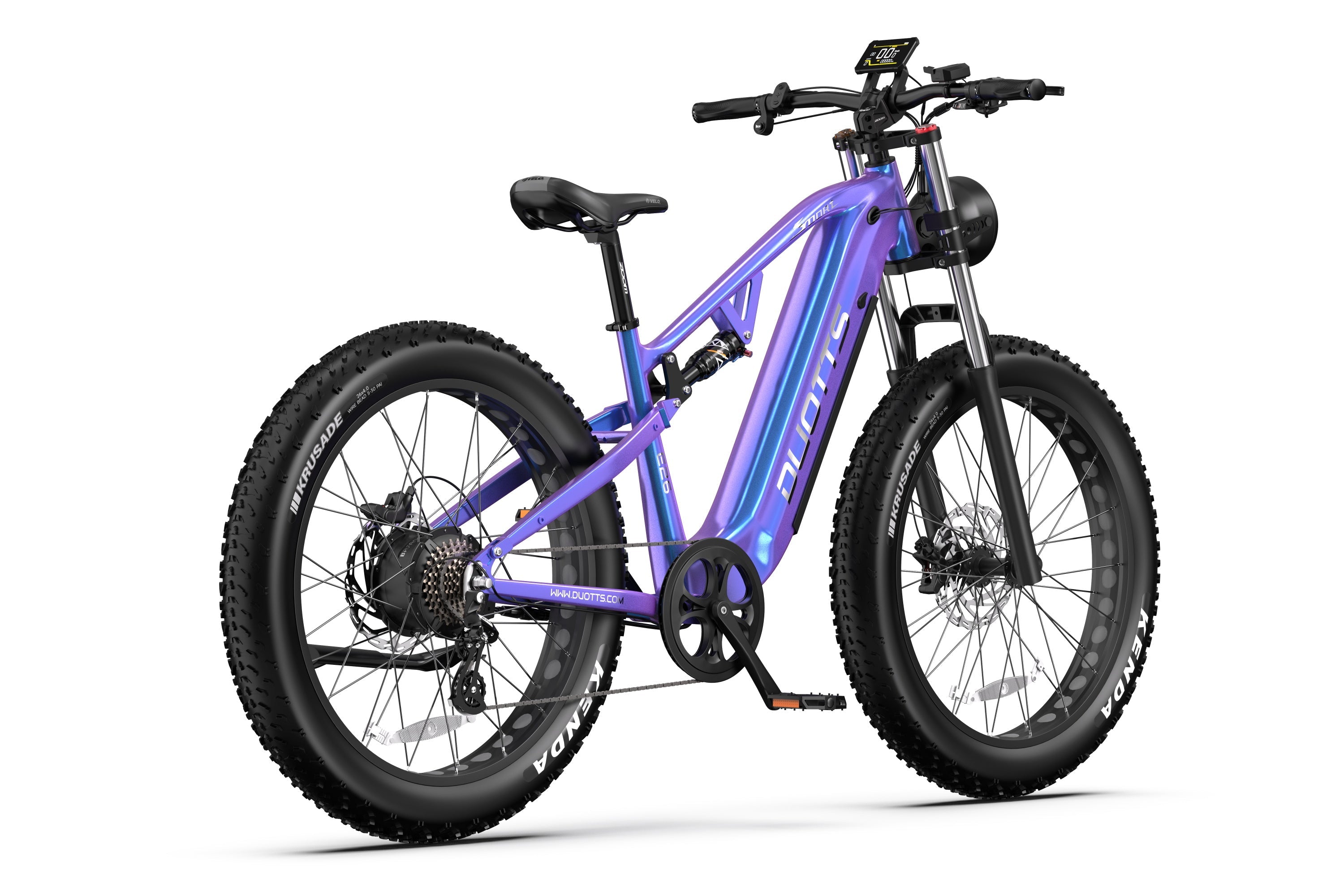 Vélo électrique tout-terrain DUOTTS E26, 750W, 26 pouces, vitesse maximale 25 km/h, autonomie jusqu’à 120 km, 48V 20Ah, 42 kg