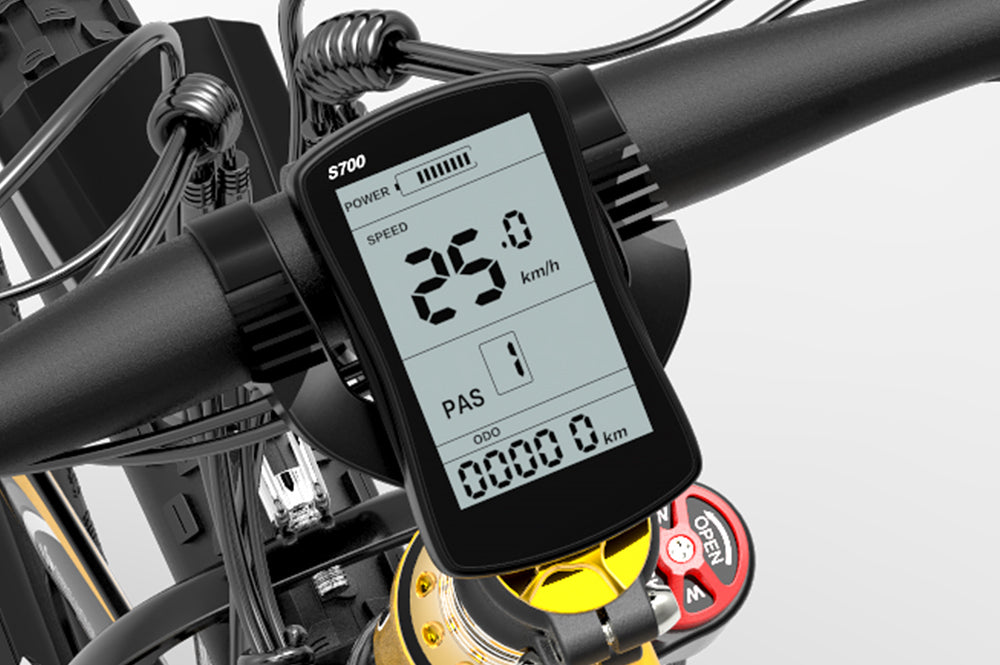 S700/S866/s600 Accessoire d'affichage LCD multifonctionnel pour vélo électrique LANKELEISI