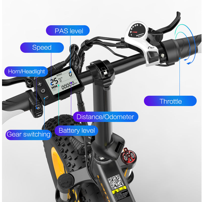 LANKELEISI X3000 Plus VTT électrique pliant