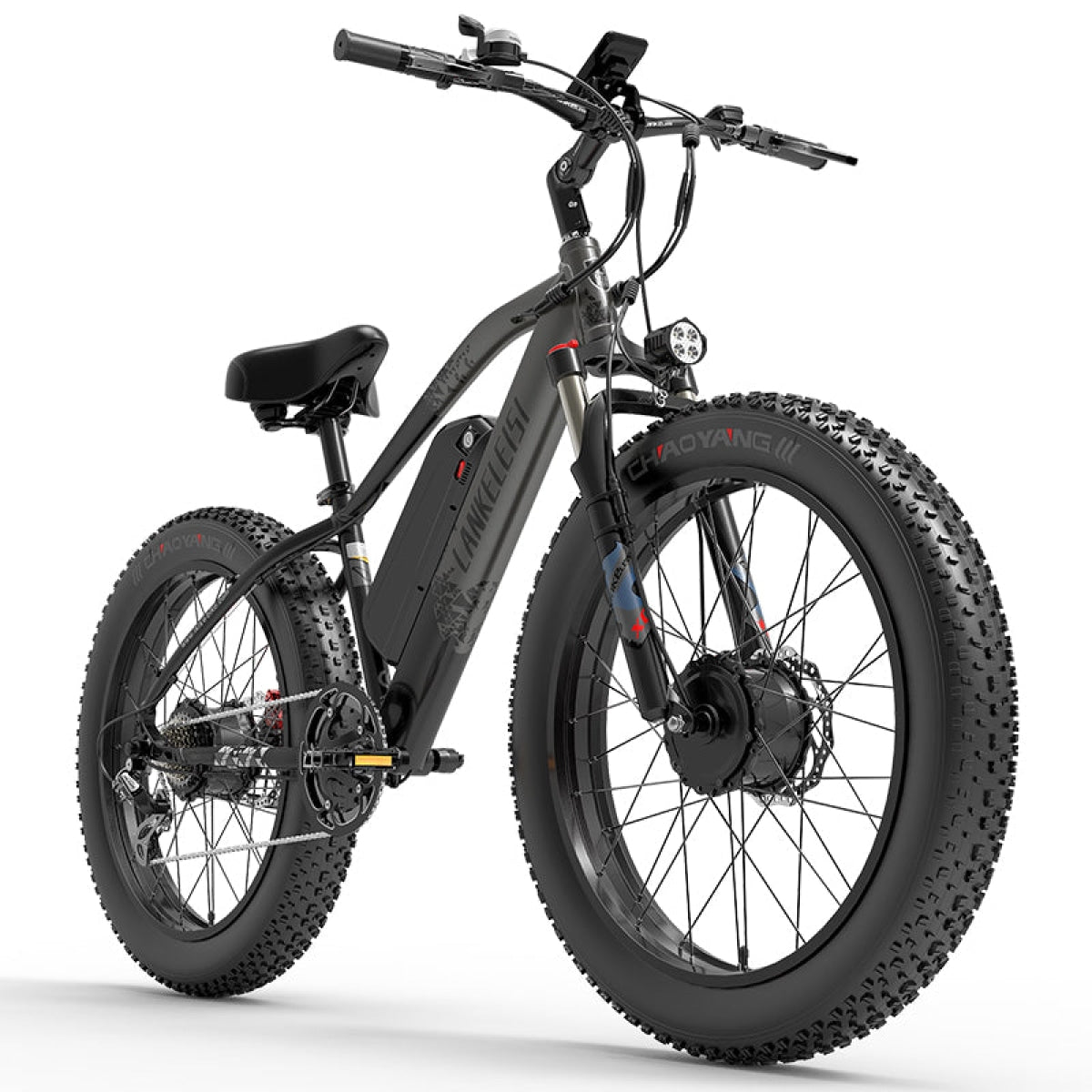 Vélo électrique tout-terrain LANKELEISI MG740 PLUS, 1000Wx2, vitesse maximale 25 km/h, autonomie jusqu’à 150 km, 48V 20Ah, 26 pouces, 180 kg