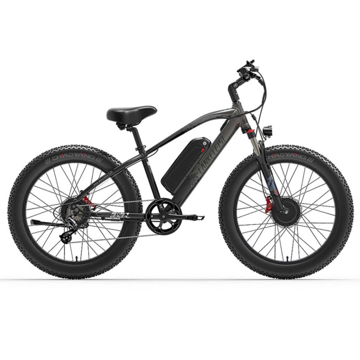 Vélo électrique tout-terrain LANKELEISI MG740 PLUS, 1000Wx2, vitesse maximale 25 km/h, autonomie jusqu’à 150 km, 48V 20Ah, 26 pouces, 180 kg