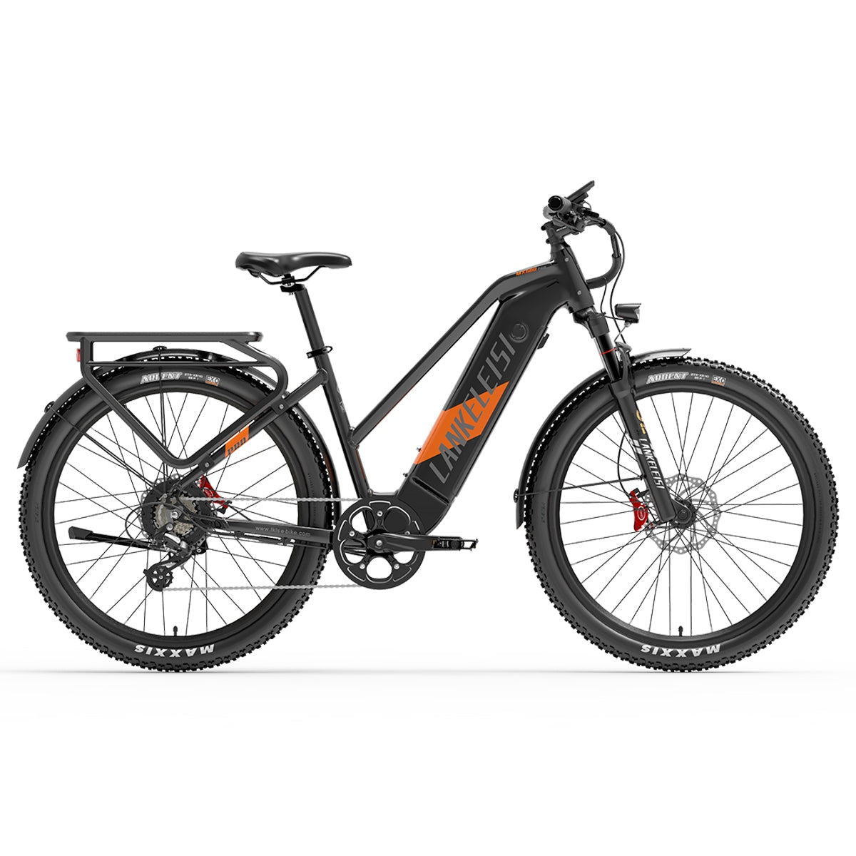 Lankeleisi MX600PRO 500W 27.5" Vélo de randonnée électrique 20Ah Vélo électrique de ville