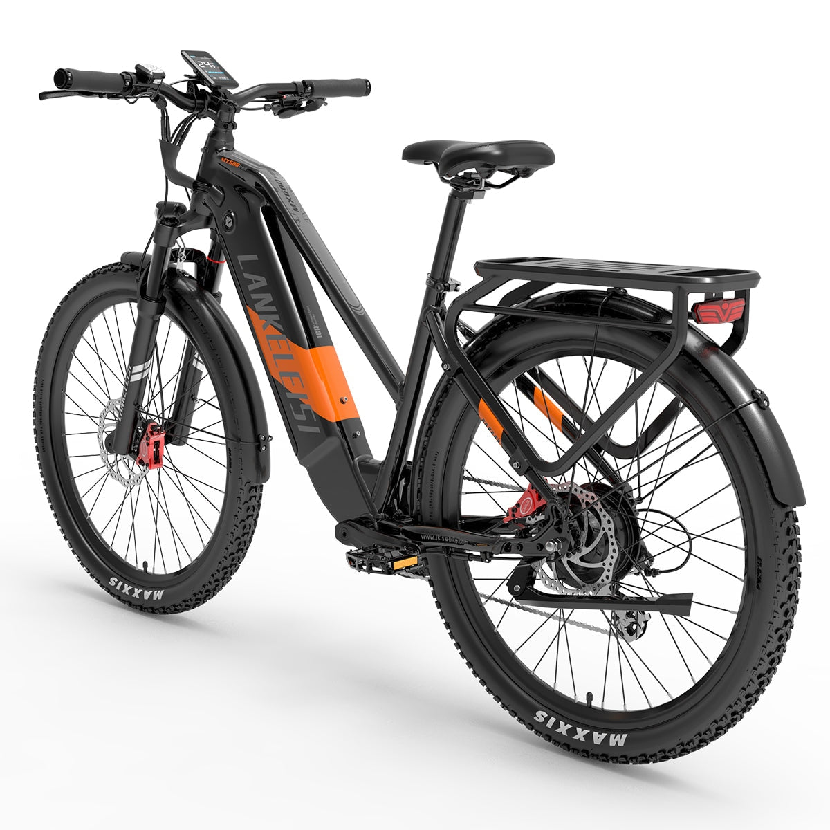 Lankeleisi MX600PRO 500W 27.5" Vélo de randonnée électrique 20Ah Vélo électrique de ville