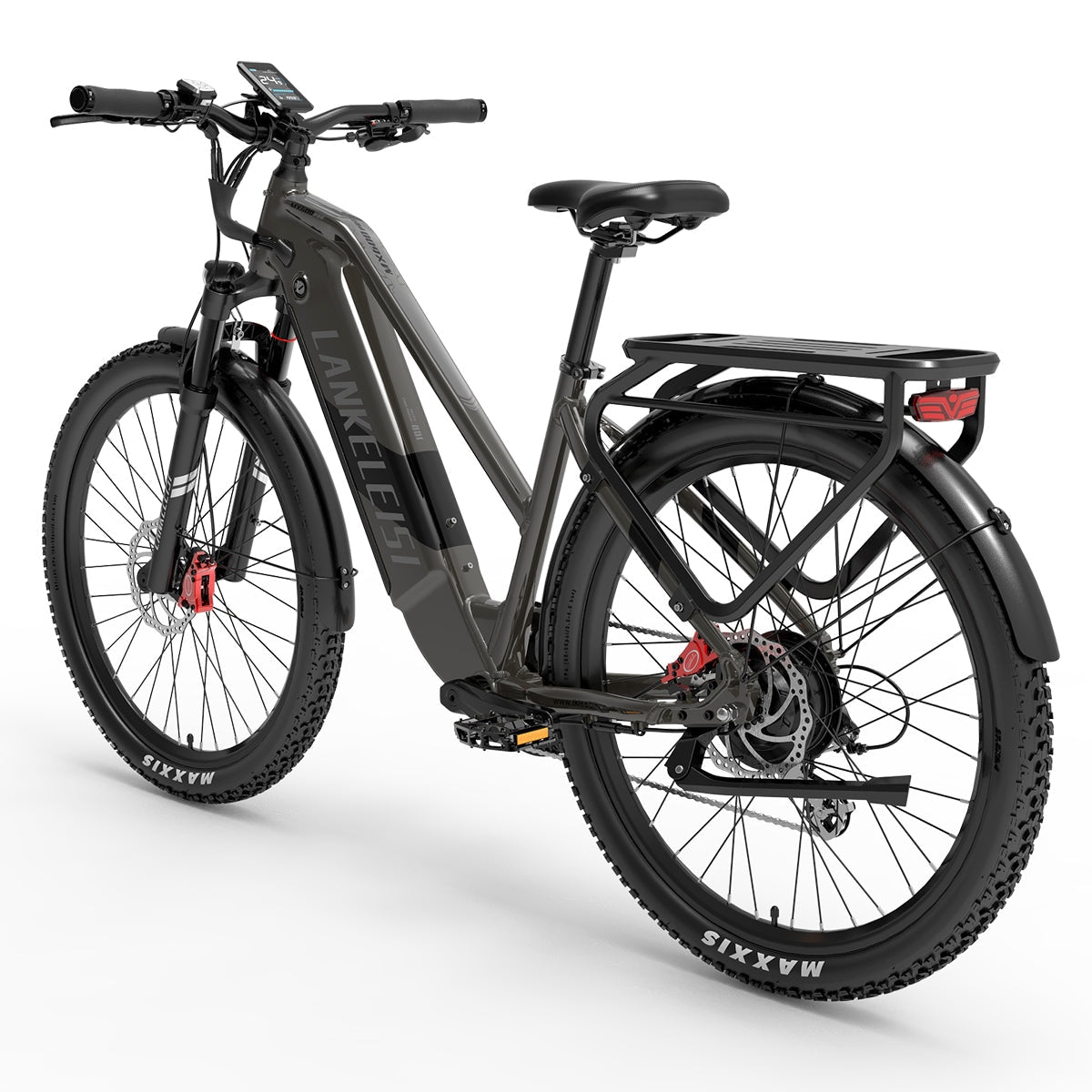 Lankeleisi MX600PRO 500W 27.5" Vélo de randonnée électrique 20Ah Vélo électrique de ville