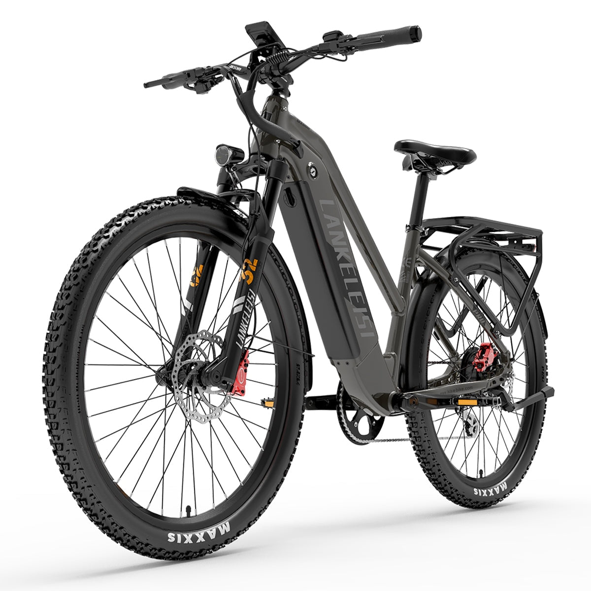 Lankeleisi MX600PRO 500W 27.5" Vélo de randonnée électrique 20Ah Vélo électrique de ville