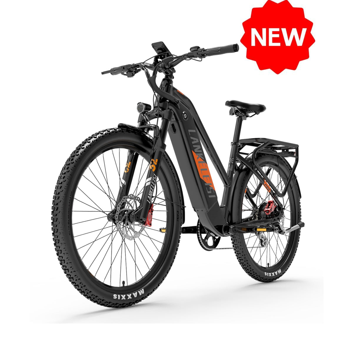 Lankeleisi MX600PRO 500W 27.5" Vélo de randonnée électrique 20Ah Vélo électrique de ville