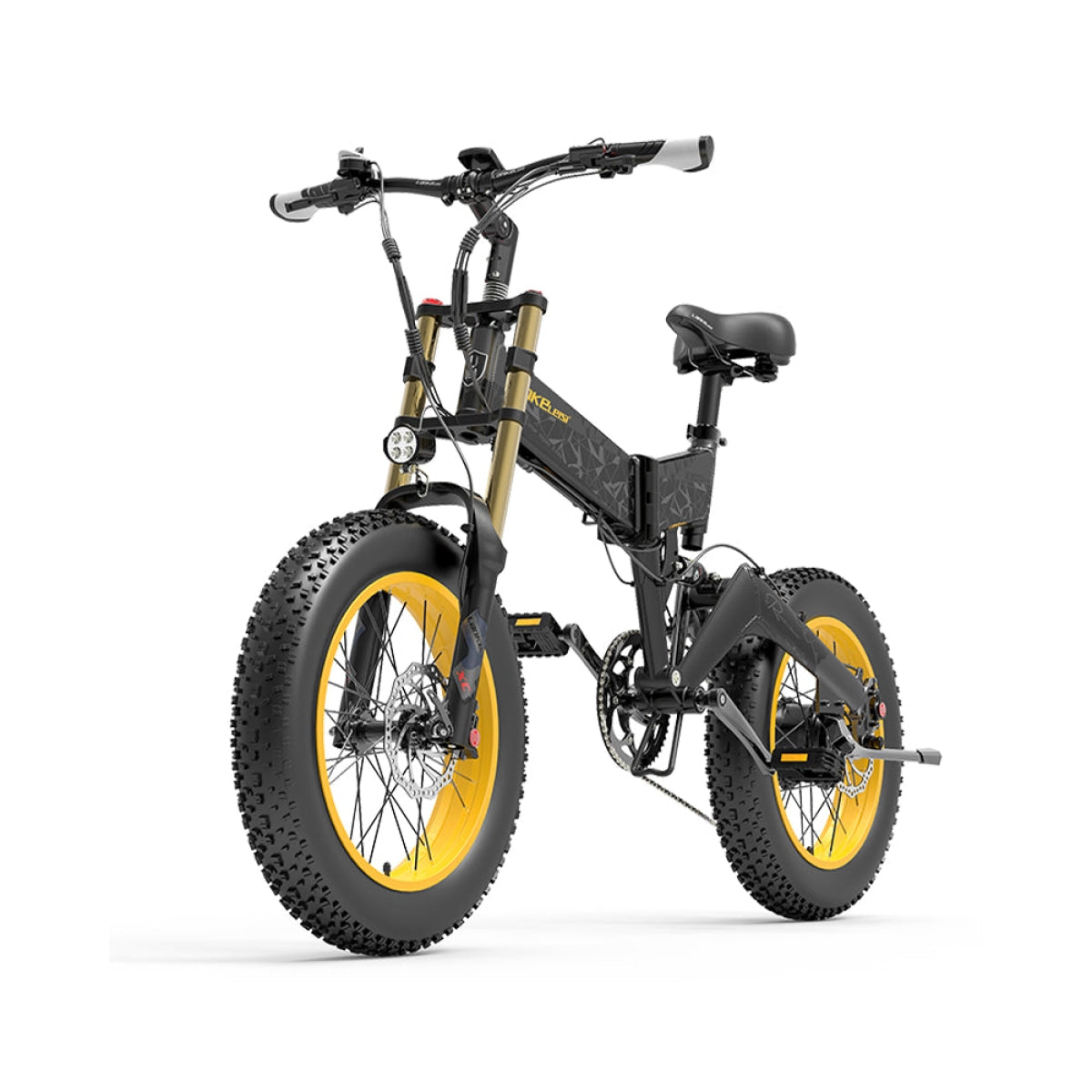 Vélo électrique pliant LANKELEISI X3000Plus-UP, vitesse maximale 25 km/h, autonomie jusqu’à 120 km, 48V 17,5Ah, 20 pouces, 1000W