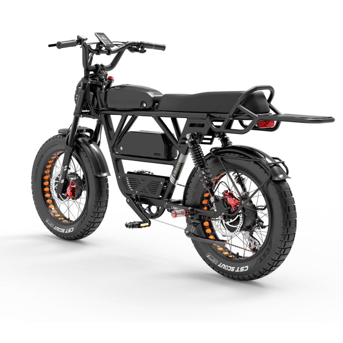 LANKELEISI X-Black Knight 2000W Moteur double Portée maximale 280KM