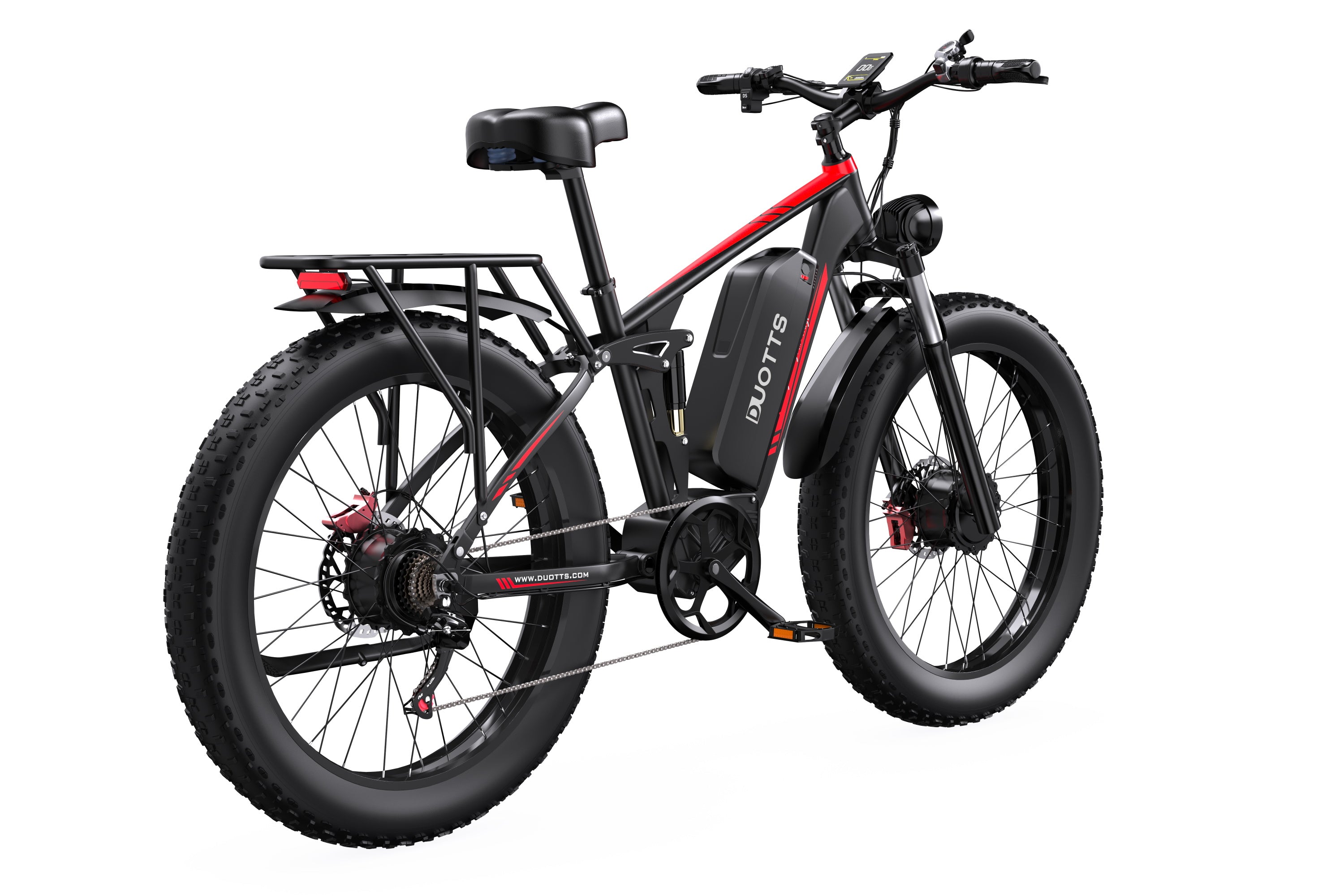 Vélo électrique tout-terrain DUOTTS S26, 750WX2, 26 pouces, vitesse maximale 25 km/h, autonomie jusqu’à 120 km, 48V 20Ah, 34 kg